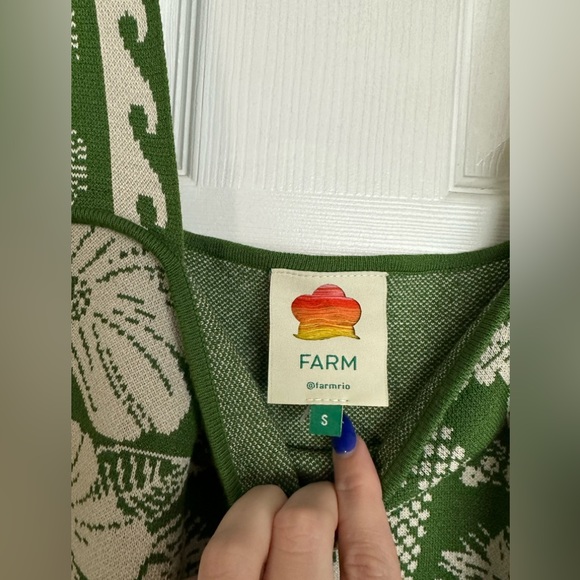 FARM Rio Off-White Macaw Elegance Knit Dress - Picture 4 of 5